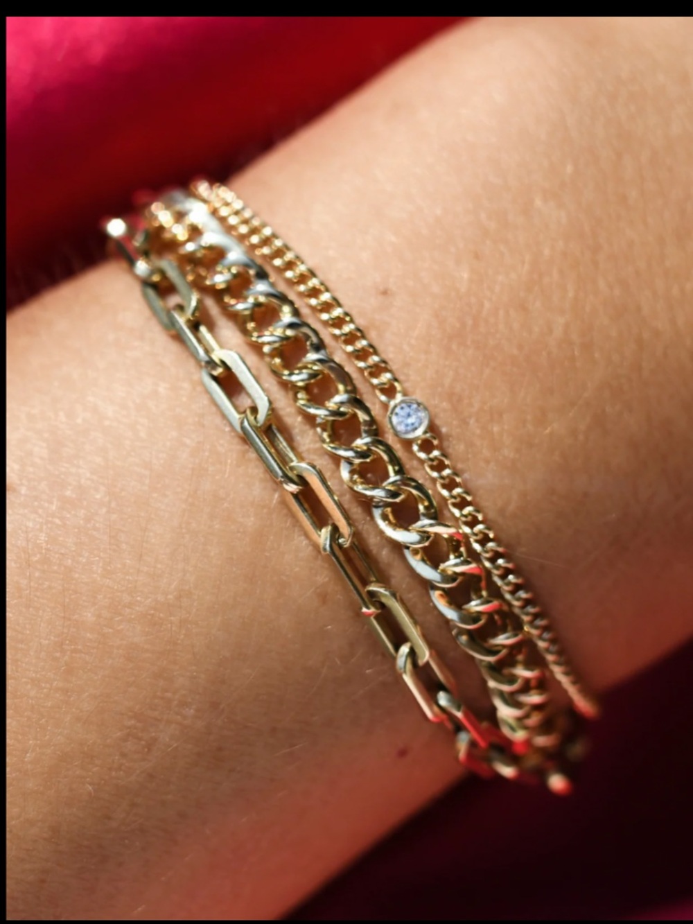 Ariel Gordon 14k Gold Curb Chain Bracelet